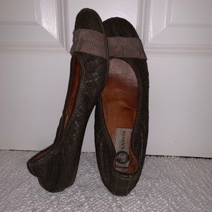 lanvin paris ballet flats.